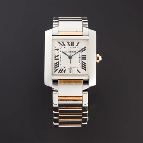 cartier tank francaise medium automatic|pre owned cartier tank francaise.